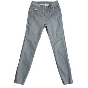 J.Crew Womens Gray Mid Rise Skinny Stretch Five Pockets Denim Jeans Size 28